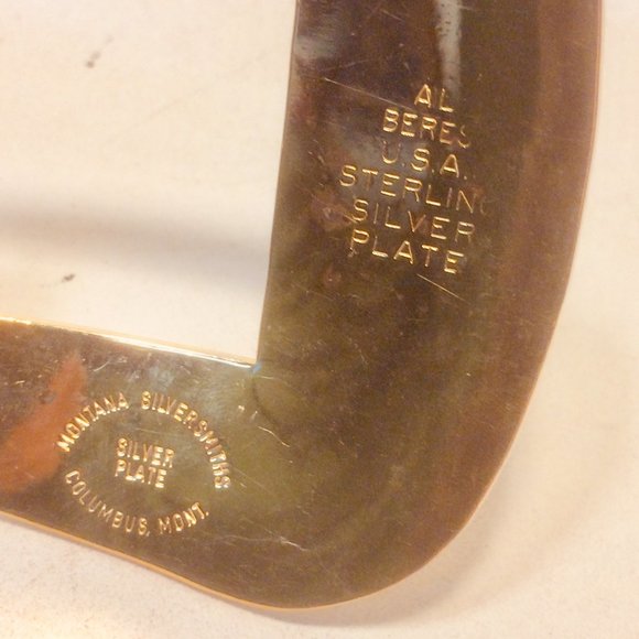 Al Beres Silver Plated Western Gold Tone Belt main image 6